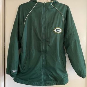 Youth XL Reversible Green Bay Packers Jacket